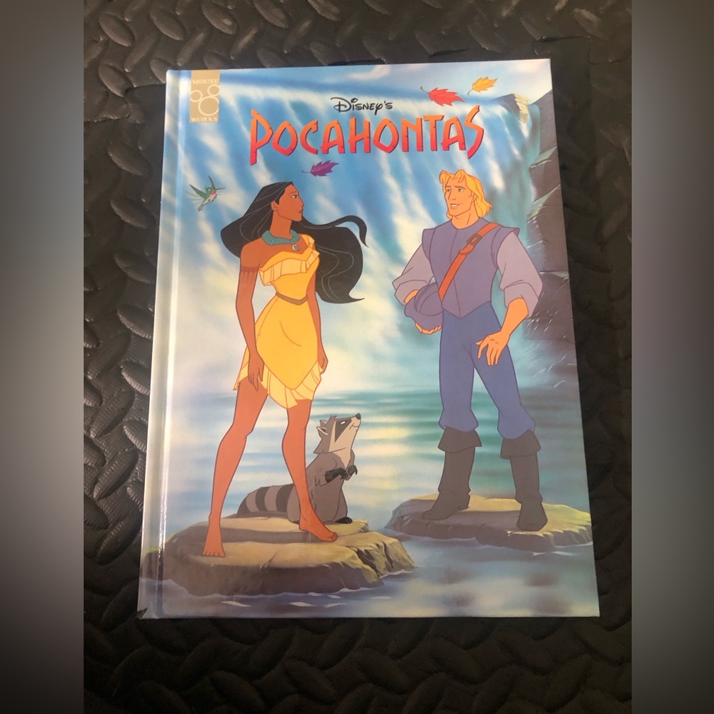 DISNEY Pocahontas Hardcover Book